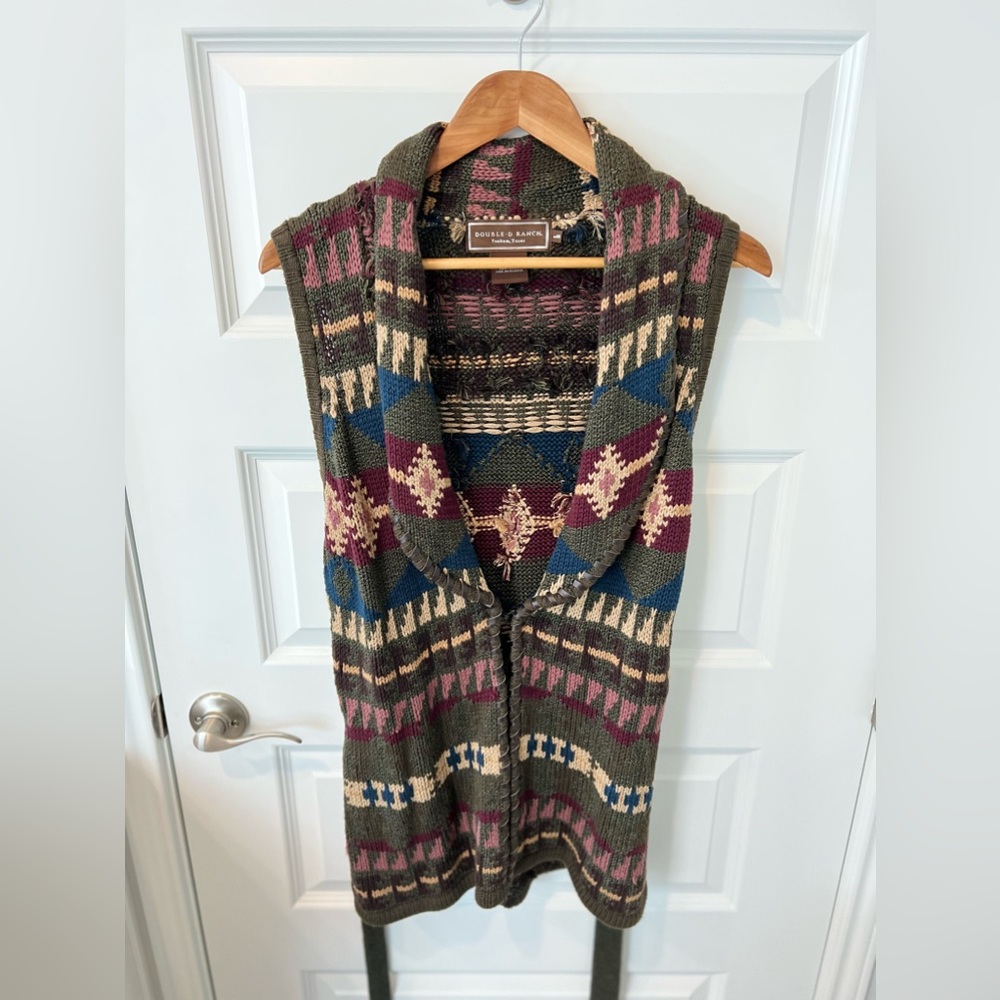 DOUBLE D RANCH Women’s Knit Vest M-L